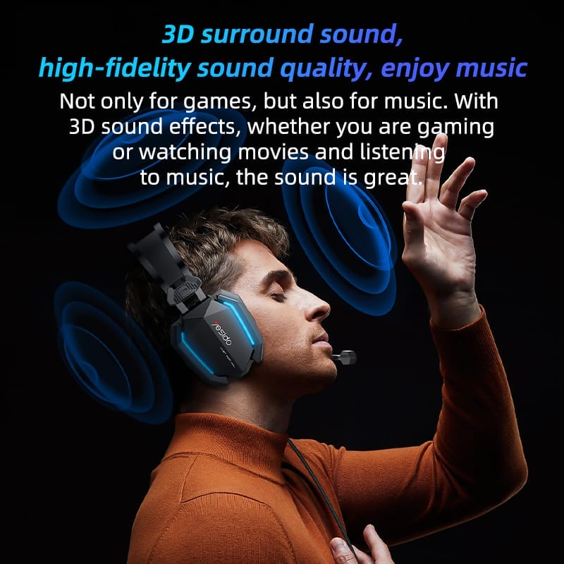 casque de jeu filaire ek03 yesido
