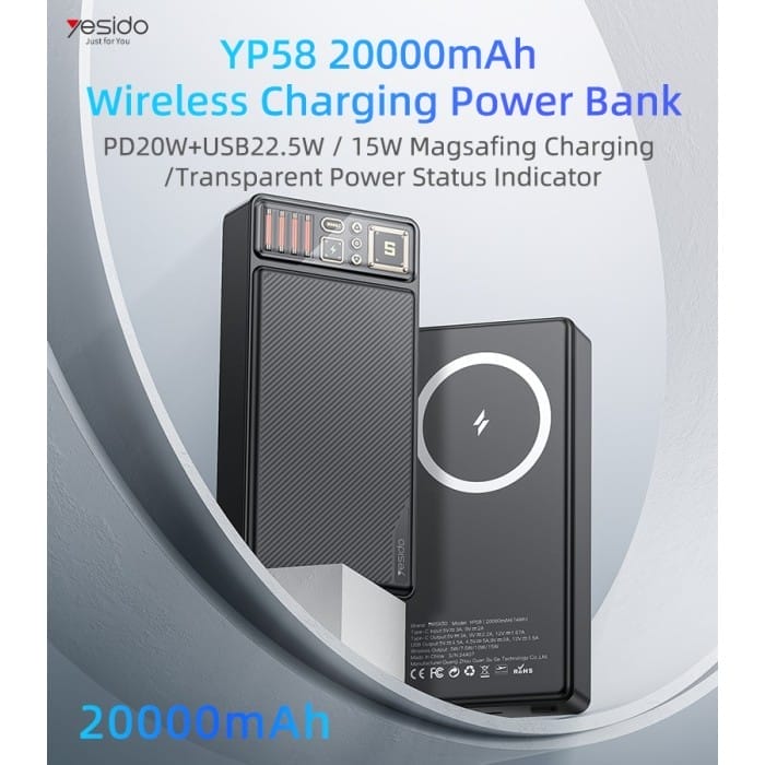 power bank 20000 mah yp58 yesido