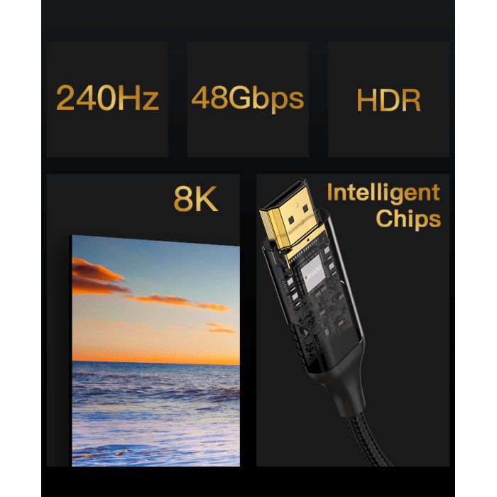 câble hdmi 2.1 hm11 yesido
