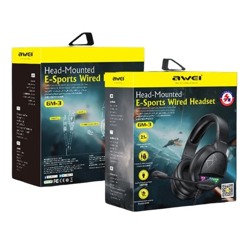 Casque de jeu filaire GM-3 AWEI