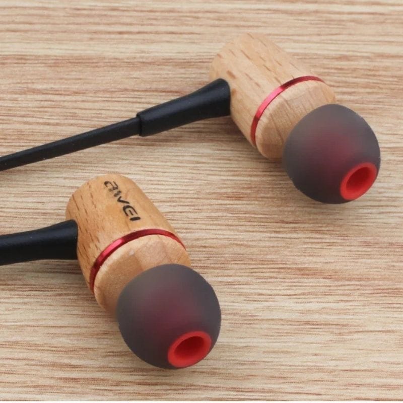 ecouteurs filaires en bois es 80ty awei