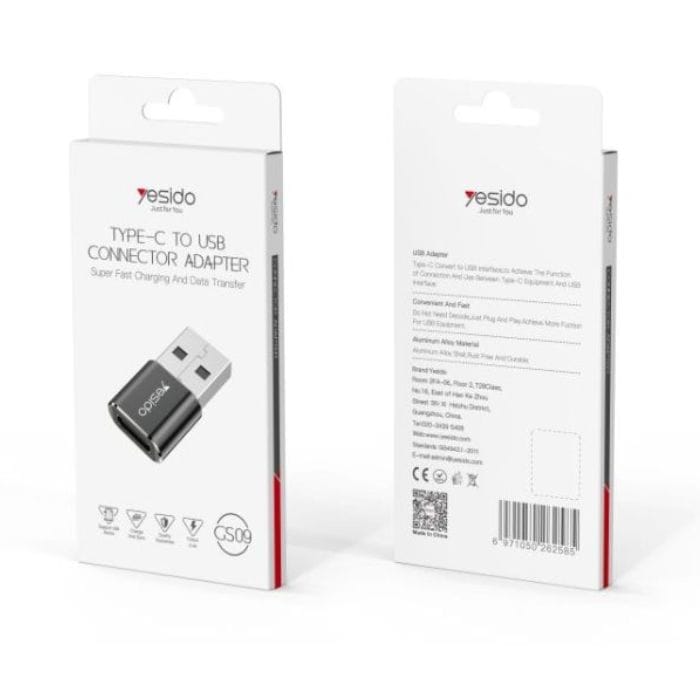 adaptateur usb vers type c gs09 yesido
