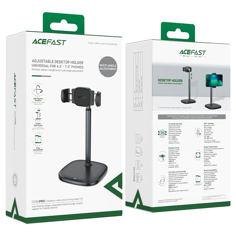support de bureau e12 acefast