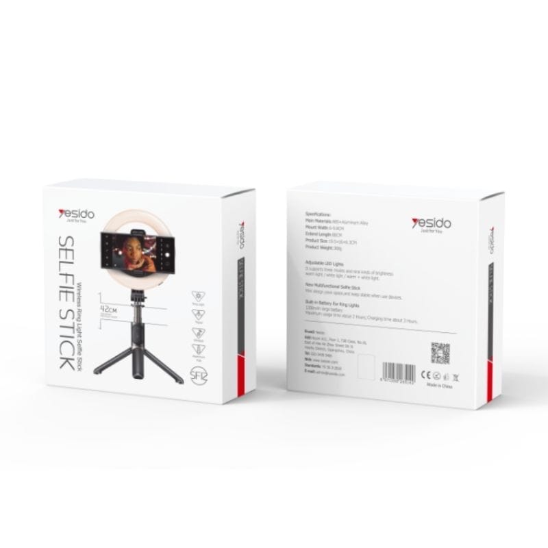 Perche à selfie avec LED SF12 YESIDO – Image 5