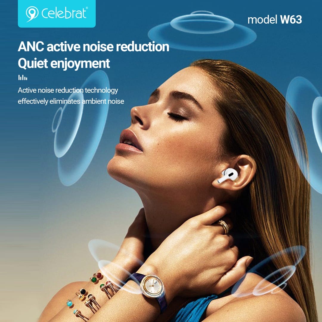 Ecouteurs sans fil ANC W63 Celebrat